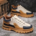 thumbnail image 3 of [Durable Slip-On] Men's Slip-On Sneakers - Soft PU Upper, Low-Top Design - All-Season Casual Outdoor Walking Shoes, 3 of 9