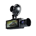 thumbnail image 2 of Cámara dash cam 1080P grabadora frontal e interior | Lentes duales | Pantalla HD de 3.16" | Ángulo amplio 170° frontal 120° interior | Visión nocturna infrarroja | Detección de bucle y movimiento, 2 of 9