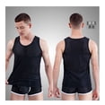 thumbnail image 4 of Chaleco De Seda De Hielo Para Hombre Sin Costuras Para Hombres , Top De Malla Desgaste Básico Muscular Liso, 4 of 4