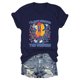 thumbnail image 3 of Blusas de Manga Corta para las Mujeres Divertido Impreso Cuello Redondo Tee, Vintage Humor Gráfico Blusas de Primavera para las Mujeres, 3 of 4