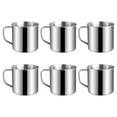 thumbnail image 1 of 6 uds. Tazas de agua para niños, tazas de café expreso, tazas de café de acero inoxidable, tazas de agua pequeñas, accesorios para el hogar, 1 of 5