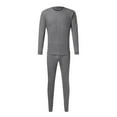 thumbnail image 2 of XINPING Men's Cold Weather Thermal Underwear Set, Lined Long Johns Base Layer, Moisture Wicking Quick Dry 4 Way Stretch Top Bottom, Outdoor Gear for Skiing Camping, 2 of 4