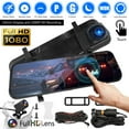 thumbnail image 5 of Car D Dash Cam 10 inch Full-Screen Dual-Lens Video Recorder Night Vision G-Sensor Black, 5 of 5
