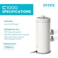 thumbnail image 4 of Intex C1000 Cartridge Filter Pump W/Gfci (110-120 Volt), 4 of 11