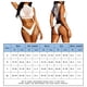 thumbnail image 2 of Conjunto de bikini halter para mujer Trajes de baño de 3 piezas con protector solar (Blanco XL) FLhrweasw Para estrenar, 2 of 7
