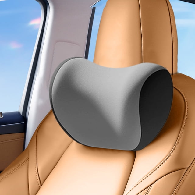 YIMWNYI Car Headrest Lumbar Cushion Set, Colorful Lumbar Support, Neck Pillow for Driving Comfort, Ergonomic Design, Lightweight and Portable, Perfect for Commuting and Travel
