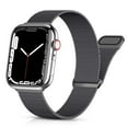 thumbnail image 1 of BRADCET 1/2Pack  Mesh Band for Apple Watch Bands 44mm 45mm 41mm  40mm 38mm 42mm 49mm Adjustable Stainless Steel Milanese Loop Band Strap Magnetic Closure for iWatch Series 8 7 SE 6 5 4 3 2 1, 1 of 11