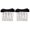 Black, variant on Ribbon Bowtie Hair Comb Sweet Ballet Bowknot Hairpin Hair Styling Comb Hair Pin for Side Hair Korean Headdress