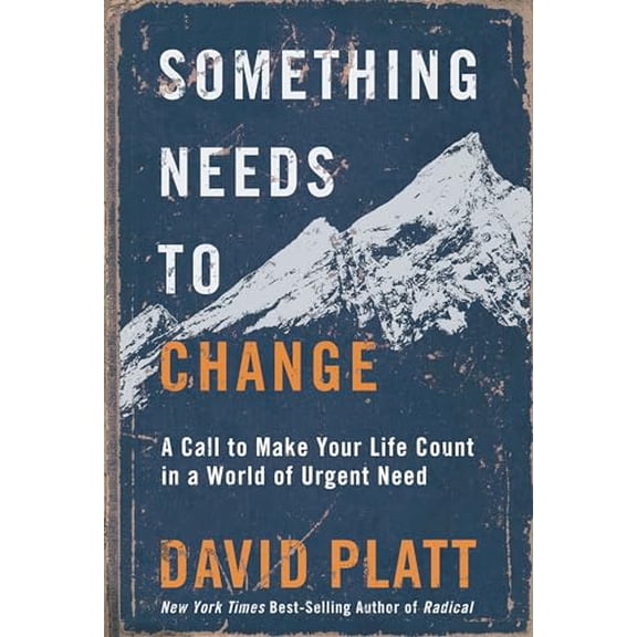 Pre-Owned Something Needs to Change: A Call to Make Your Life Count in a World of Urgent Need (Hardcover) 0735291411 9780735291416