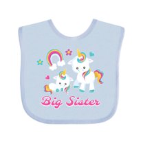 Inktastic Big Sister Girls Baby Bib