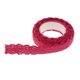 thumbnail image 4 of Cinta de encaje de tela de 15 mm, estilo coreano, decorativa, para manualidades, rollo de cinta de encaje, 2 yardas Rosa roja, 4 of 9