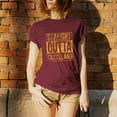 thumbnail image 5 of UGP Campus Apparel Straight Outta Cleveland Basic Cotton T-Shirt - Medium - Garnet, 5 of 6
