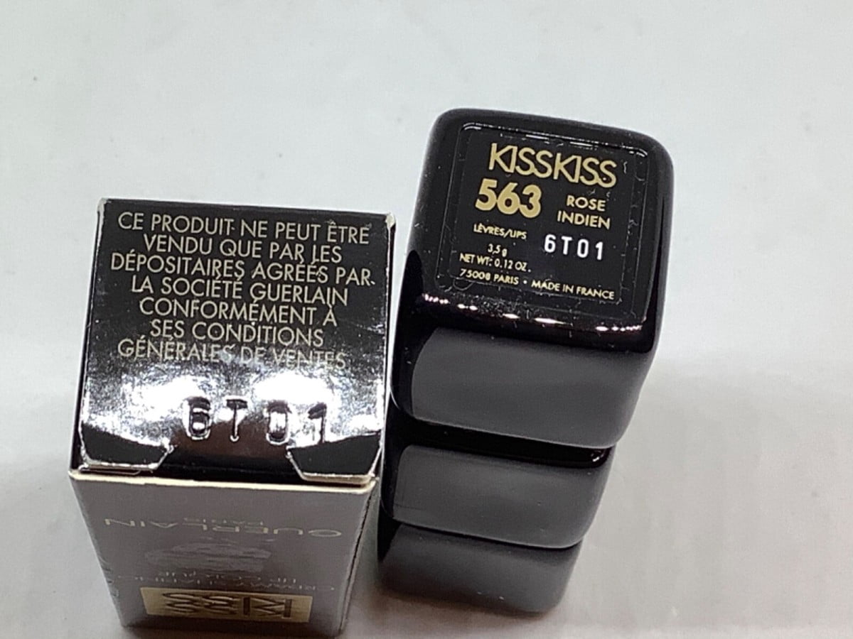 Guerlain Kiss Kiss Le Rouge Creme Galbant Lip Colour #563 Rose Indien 0.12 oz