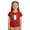 Red, variant on NordicNest Kids Boys Girls Casual Fashion Italy Day Print Round Neck Short Sleeve Tee Shirts Toddler Shirts Girls 2t Back to School