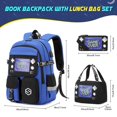 thumbnail image 2 of Mochila escolar luminosa con USB Scothen Cool para niños 30 x 18 x 46 cm, 2 of 8