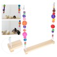thumbnail image 3 of Chicken Swing Ladder, Chicken Swing Toy Natural Wood Non- Durable Unique Design  for Training for Playing, 3 of 8