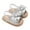 Silver, variant on Otqutp Sport Footwear for Toddler 0-12 Months Baby Girls Sandals Leather Soft Open Toe Summer Sandals Flower Flat Shoes for Summer