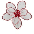 thumbnail image 3 of Northlight 22" Candy Cane Poinsettia Christmas Stem Spray, 3 of 4