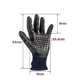 thumbnail image 2 of 1 par de guantes de aseo para gatos, removedor de pelo de mascotas de goma suave, cepillo de masaje de baño para perros, caballos y gatos, peine limpio para animales, 11 Feliz Sencillez, 2 of 4