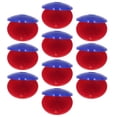 thumbnail image 1 of Finger Castanet, Blue Red 10pcs Plastic Castanet Musical Instrument  For Christmas Parties, 1 of 8