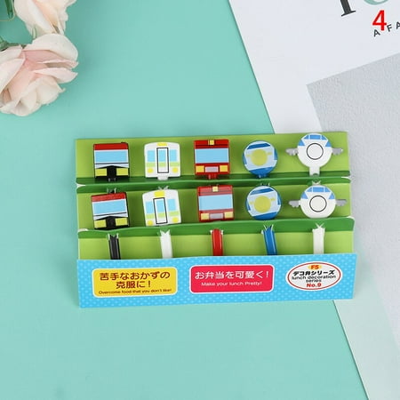 

4-18pcs Animal Farm Cartoon Fruit Fork Set Sandwich Stick Twisted Party Buffet Desserts Forks Food Cocktail Stick for Home Party