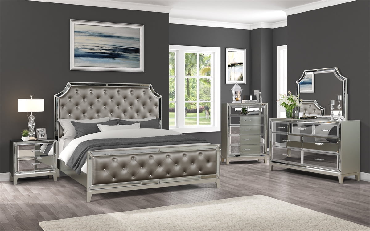 Silver Bedroom Set Decor Ideas