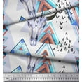 thumbnail image 3 of Soimoi Cotton Voile Fabric Triangle & Animal Face Print Fabric by Yard 42 Inch Wide, 3 of 3
