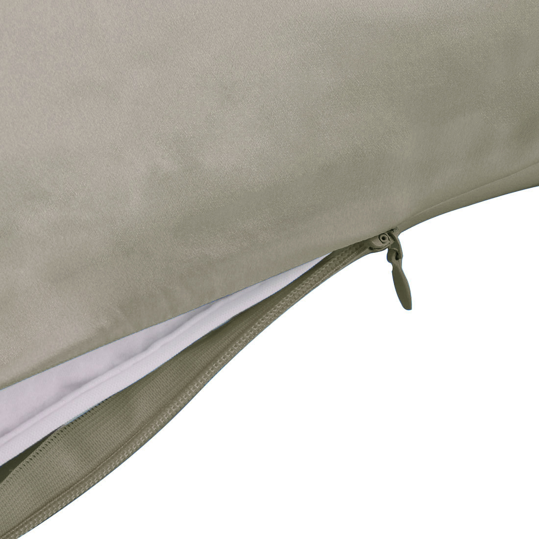 Unique Bargains 1 Piece 100% Silk Pillowcase Light Brown Standard