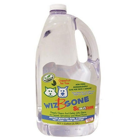 UPC: 0813579021105 | Schoochie Pet 110 Gallon Wiz B Gone Stain & Odor Remover for Carpet and Upholstery