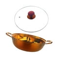 thumbnail image 4 of Olla caliente con divisor chino Shabu Shabu olla utensilios de cocina fácil de limpiar olla de acero inoxidable con divisor para el hogar fiesta hogar, 4 of 8
