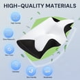 thumbnail image 5 of PEPWELL 2 in 1 Memory Foam Cervical Pillow for Neck Pain Relief, Ergonomic Contour Orthopedic Bed Pillow with Armrest & Ear Hole, Dual Heights, Neck Support for Side Back Stomach Sleepers, 5 of 10