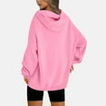 thumbnail image 2 of zbxnLI S-5XL Womens Oversized Sweatshirts Plus Size Hoodie Fall Fashion Loose Pullover Tops with Pocket, 2 of 7