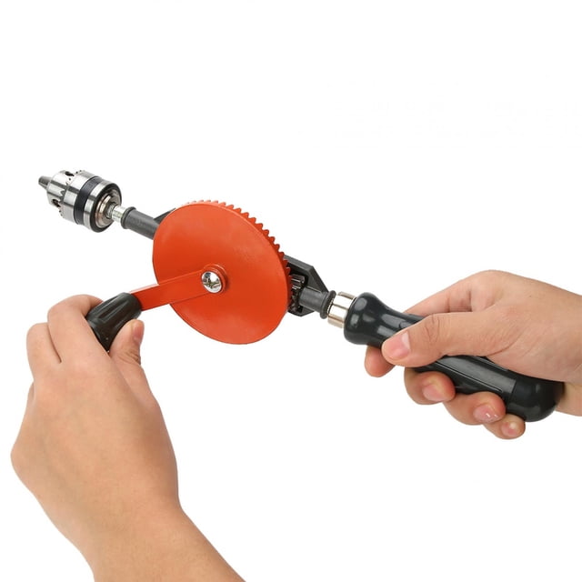 Taladro Manual Con Manivela Taladro Manual, Taladro Manual, Con Piñones Dobles Para Madera, Bambú, Metal Fino Blando Plástico, PVC, Acrílico ANGGREK Mini Hand Drill