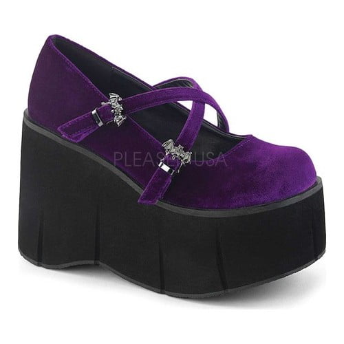 demonia flower child platform mary janes