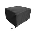 thumbnail image 1 of Paquete de 2 fundas para sillas de exterior, fundas para sillas (47 pulgadas de largo x 47 pulgadas de ancho x 29 pulgadas de alto), fundas de muebles negras duraderas e impermeables para as, 1 of 5