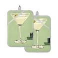 thumbnail image 7 of Yayeee Pot Holders Kitchen Heat Resistant with Pocket 7"x9.8" Cotton Oven Cooking Hot Pads, Light Green Martini, 7 of 7