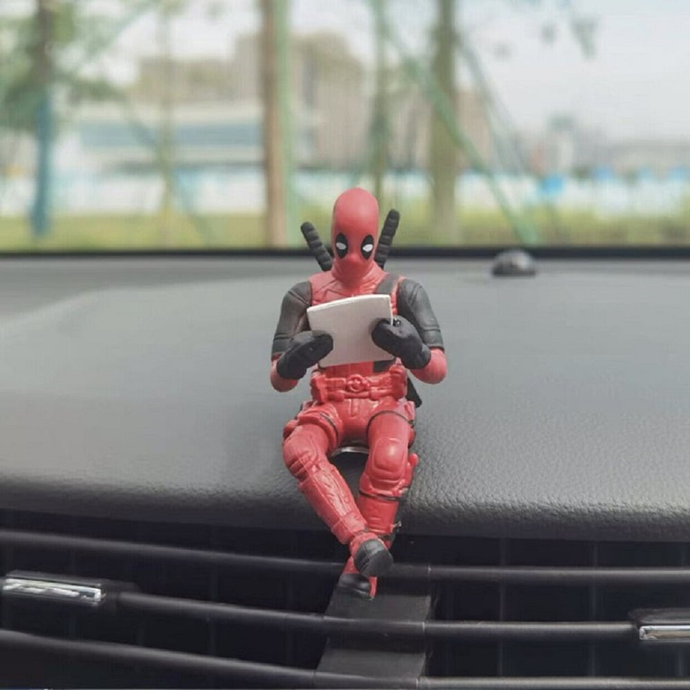 X-Men Deadpool Car Ornament Interior Dashboard Decoration Toy Mini Figures