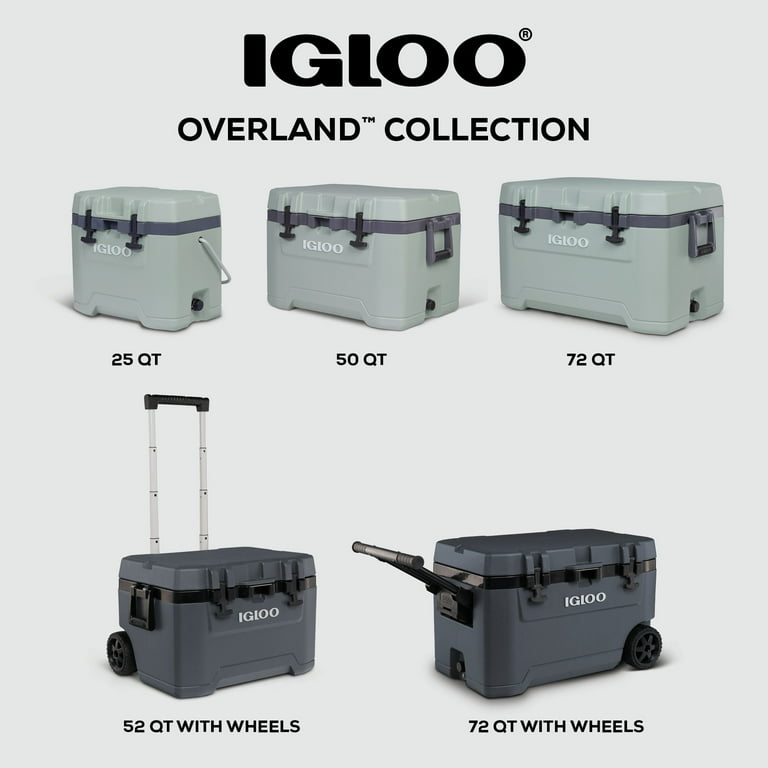 Igloo 50 QT Overland Ice Chest Cooler, White