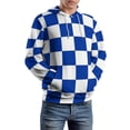 thumbnail image 4 of Kentucky Checkerboard Blue And White Oversized Hoodies for Women Pullover Womens Clothes with Pocket Mens Ultimate Pullover Hoodie Sweatshirt S-6XL, 4 of 8