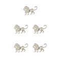 thumbnail image 3 of Minnieouse Broche Animal Pins Shining Breastpin Aleación Oro Plata Animales Patrón Dye Tech Joyería Chal Accesorios Ropa plata Type2 NO2, 3 of 6