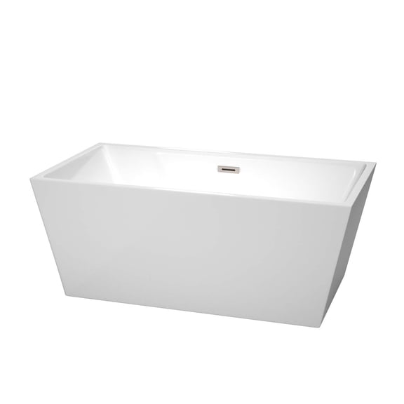 Wyndham Collection 59'' Freestanding Bathtub Soaking Sara