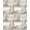 Beige Gray White, Pattern 16, variant on ODIKA 8'x10' Washable Area Rug Non-Shedding, Easy Care, Beige Ivory Tone Simplified Forms Field Arrangement Abstract for King Size Bedroom Under Bed, Master Suite
