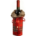 thumbnail image 1 of 1pcs，Christmas Wine Bottle Cover - Festive & Exquisitely Designed Decor for Holiday Gifting and Table Setting.,Colour mixture3, 1 of 6