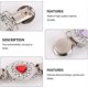 thumbnail image 3 of Pieces, Brooch Clip, Vest Clip, Scarf Pin, Vest Clasp, Vest Clip Women, Vest Clasp Women, Vest Pin, Clip With Hook, Brooch, Non-slip Fixed Buckle, Red, 3 of 5