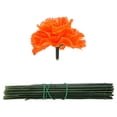 thumbnail image 4 of Yellow Simulation Marigold Set of Small Lilac Carnation DIY Festival Ghost Festival Halloween Buddhist Supplies Decorative Flowers, 4 of 5