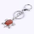 thumbnail image 1 of Crystal Stone Turtle Pendant Car Keychains for Ladies Men Bag Keyrings Buckle, 1 of 6