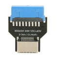 thumbnail image 1 of Adaptateur USB 3.0 19 Broches, Clé avant Type C A, 5Gbps, Durable, Grand Application pour PC, 1 of 8