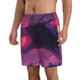 thumbnail image 2 of Salouo Mystical Dragon Under Moon Pattern Swim Trunks for Men,Men's Hawaiian Bathing Suit Swimsuits Quick Dry Swimming Board Shorts Beach Shorts with Pockets-Large, 2 of 6