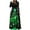 2#Green, variant on Heisall Womens Dresses Long Sleeve Round Neck Casual Christmas Print Patchwork A-Line Hem Slim-Fit Dress for Casual Christmas Party