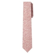 Jacob Alexander Men's Slim Width 2.75" Floral Neck Tie  - Dusty Rose